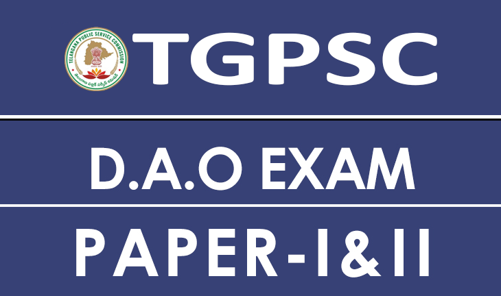 TGPSC DAO Validity 6 MONTHS
