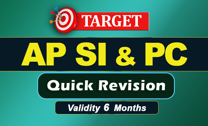 AP SI & PC Quick Revision
