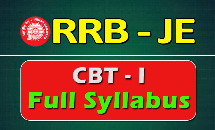 RRB - JE CBT I