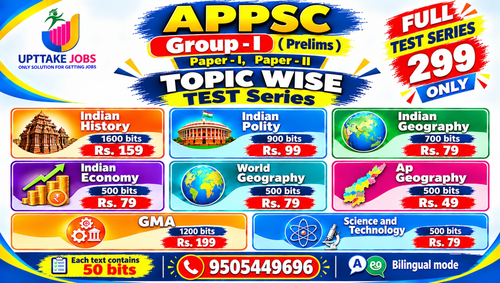 APPSC Group 1 Topic wise Test series