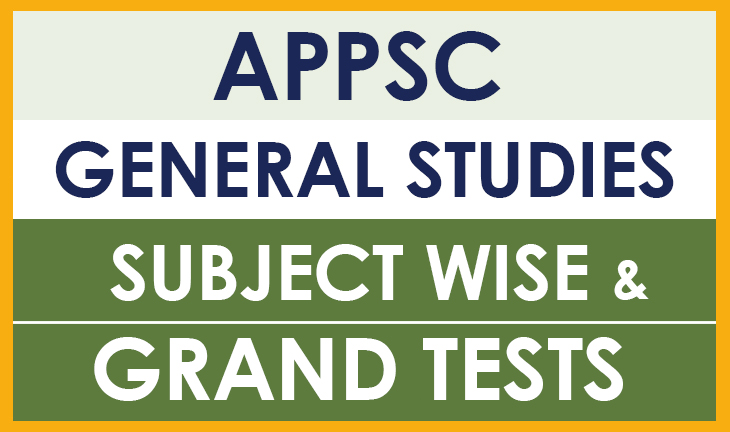 APPSC GENERAL STUDIES SUBJECT WISE TEST SERIES